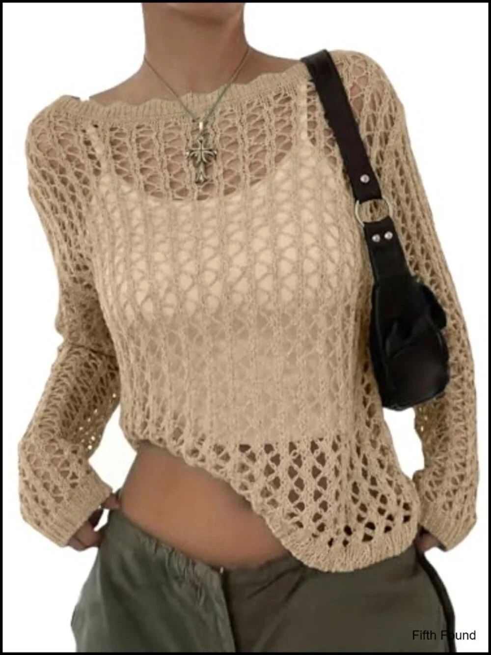 Off Shoulder Loose Knit Summer Sweater Beach Cover Up Pullover Lightweight